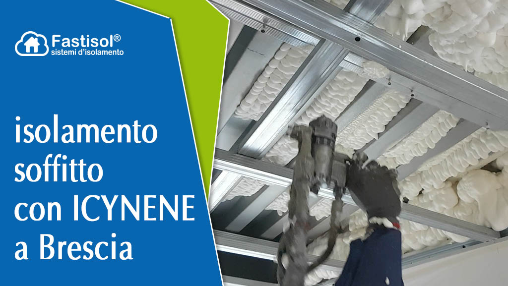 isolamento soffitto in lamiera grecata con schiuma